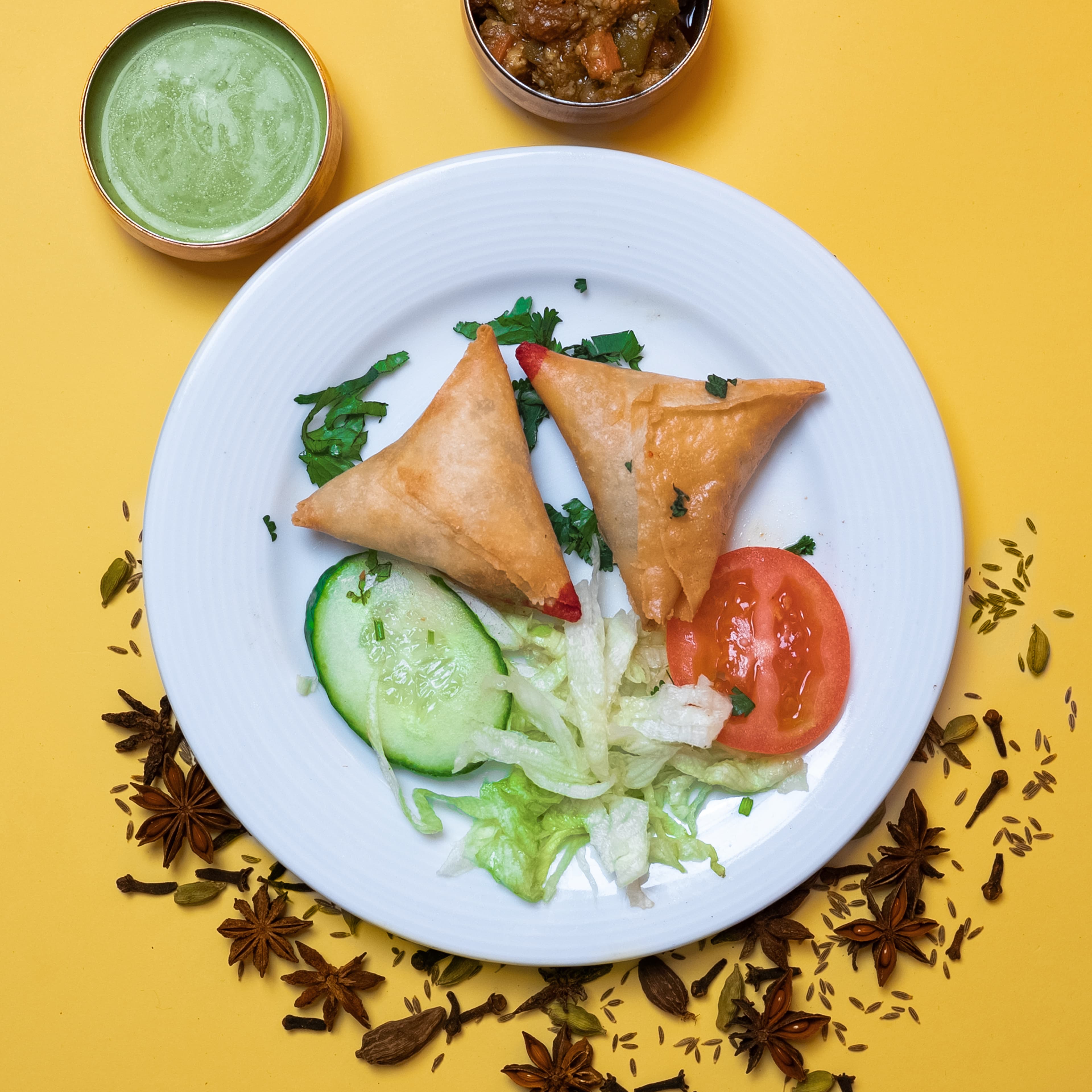 Chicken samosas