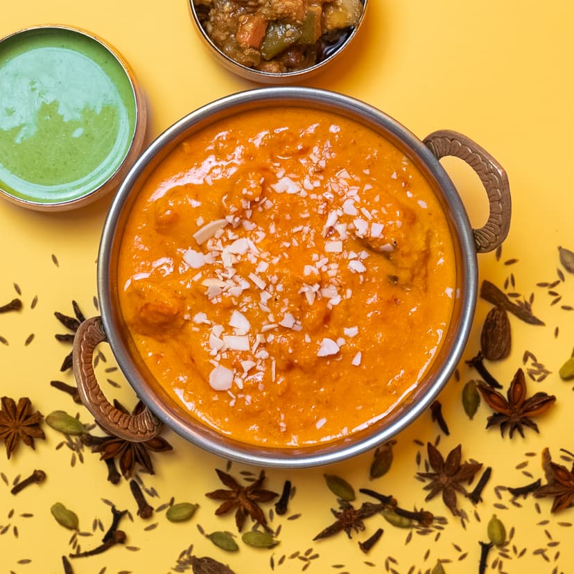 Butter chicken du restaurant Nameste